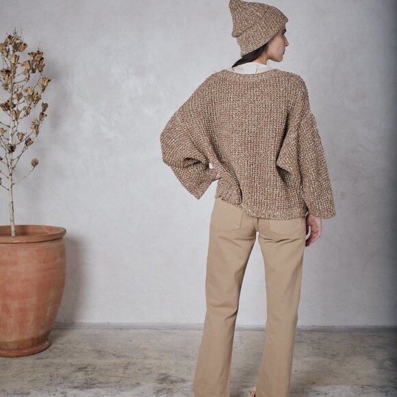 Esby Ashley Cardigan in caramel, size small - Picture 5 of 11